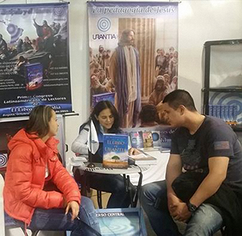 Urantia Book booth - 2016 Bogotá International Book Fair